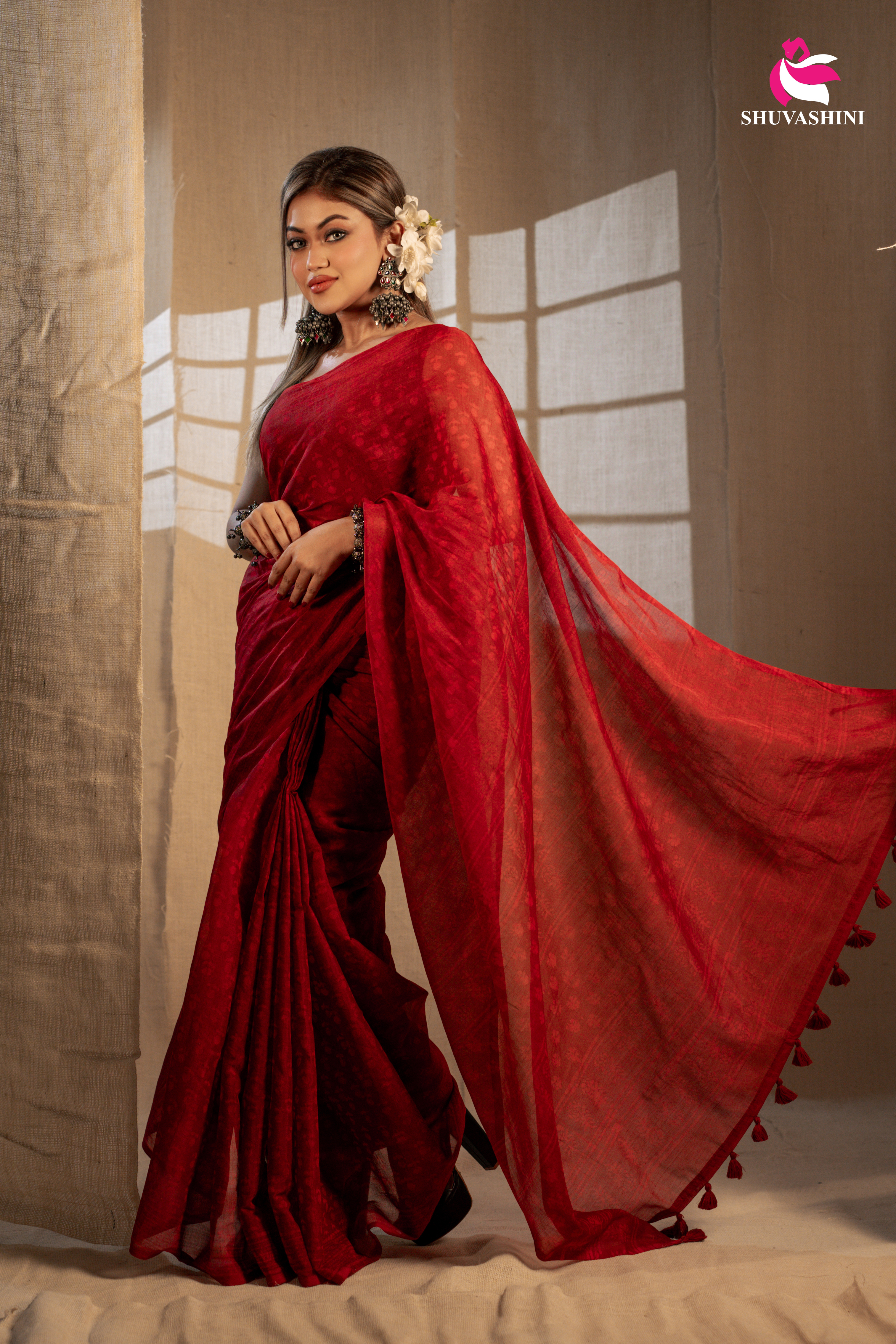Semi Muslin Saree