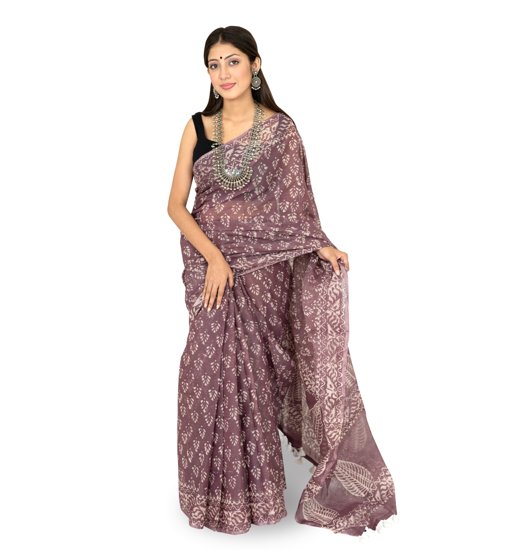 Semi Muslin Saree