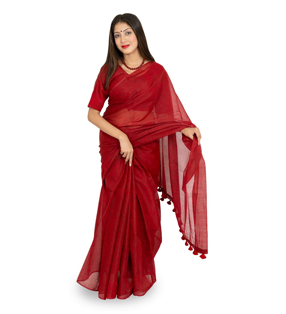 Semi Muslin Saree